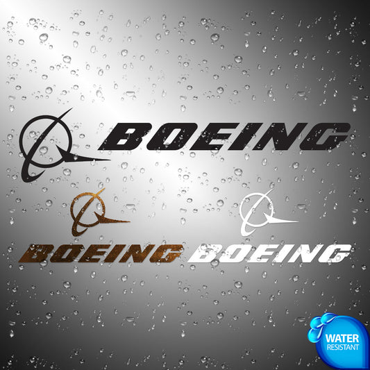 3X Boeing Sticker Decals (not printed)