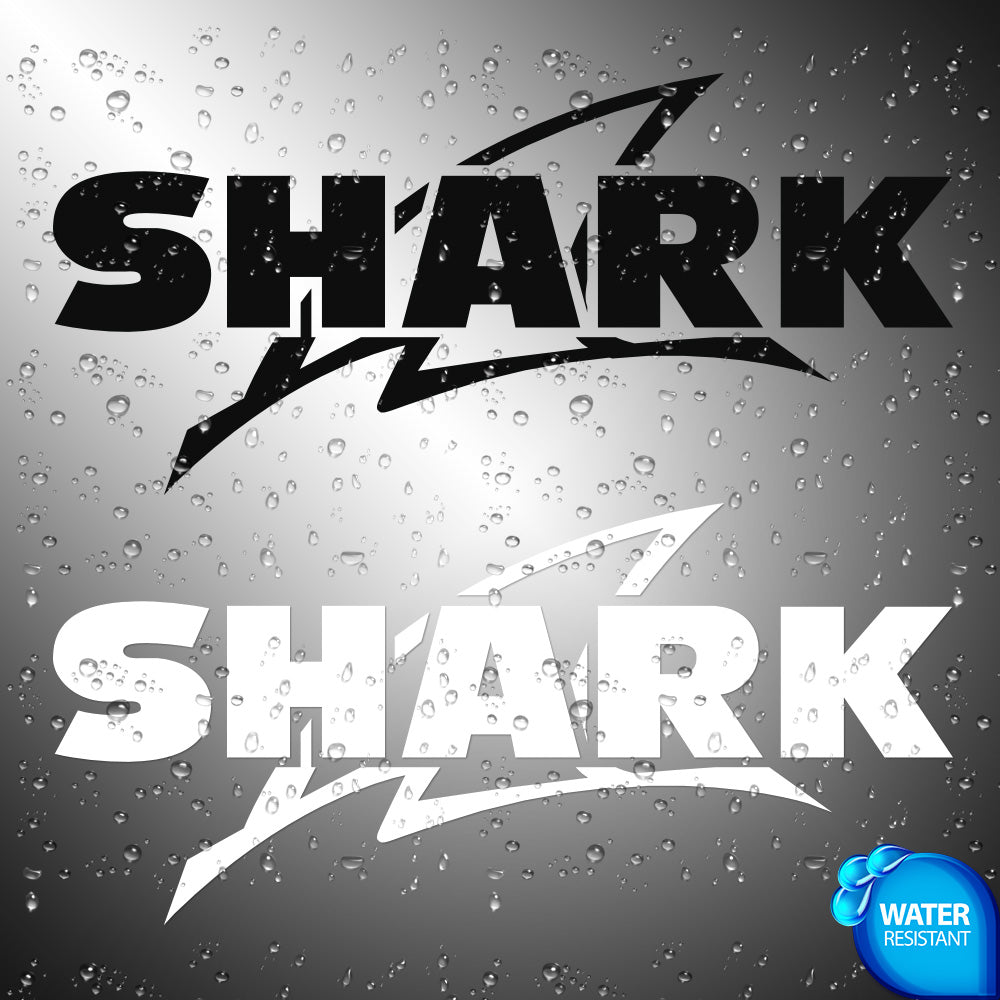 Shark Helmets Sticker Decals (die cut not printed)