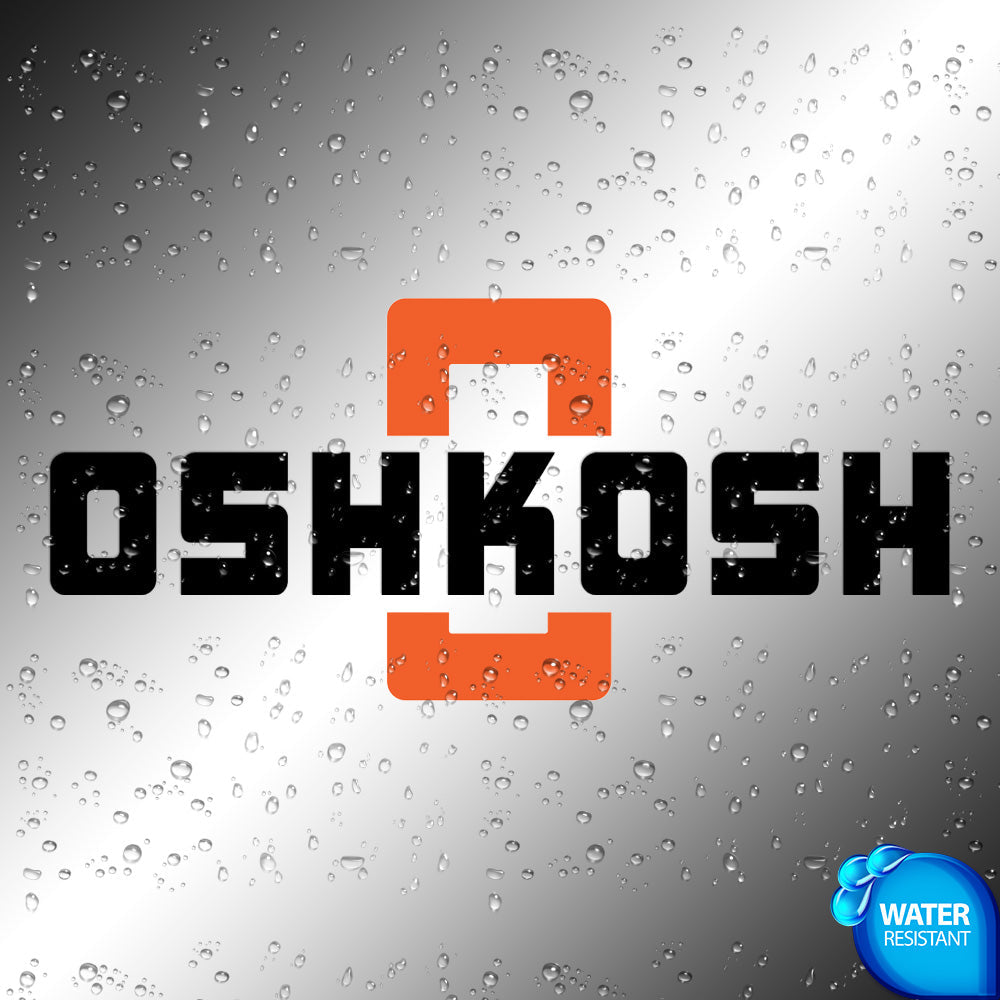 Oshkosh all weather decals