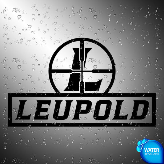 Leupold Optics Sticker Decals (die cut not printed)