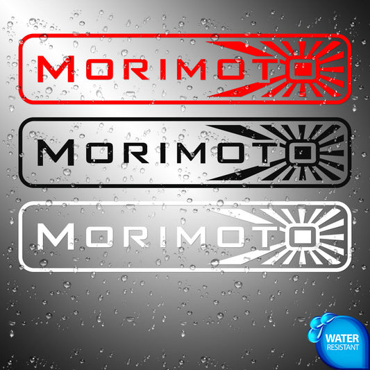 Morimoto Sticker Decals (not printed)