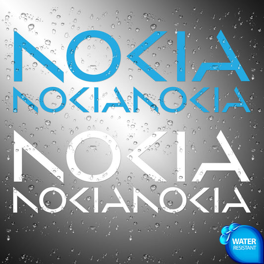 Nokia  3X Sticker Decals (not printed) dual color
