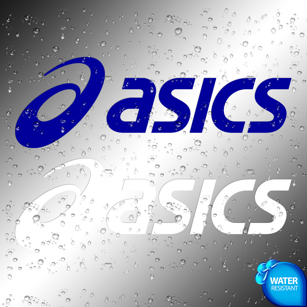 Asics Sticker Decals (die cut not printed)