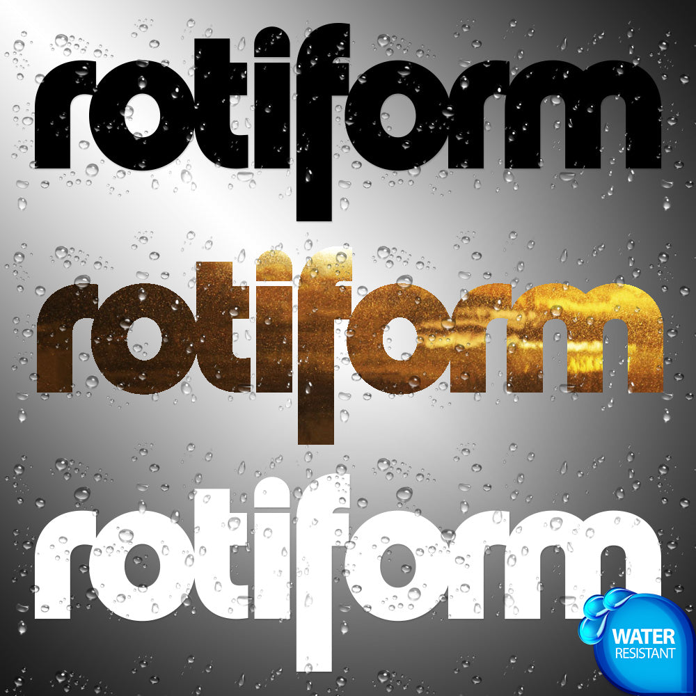 Rotiform Sticker Decals (not printed) Wheels