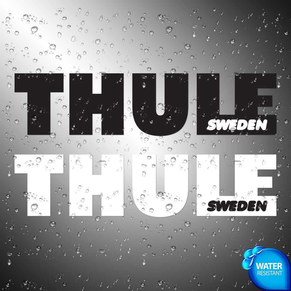 Thule Sweden Sticker Decal (not printed) dual color