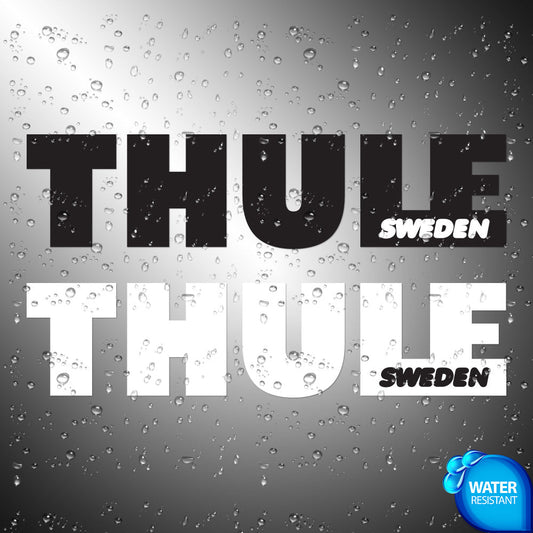 Thule Sweden Sticker Decal (not printed) dual color