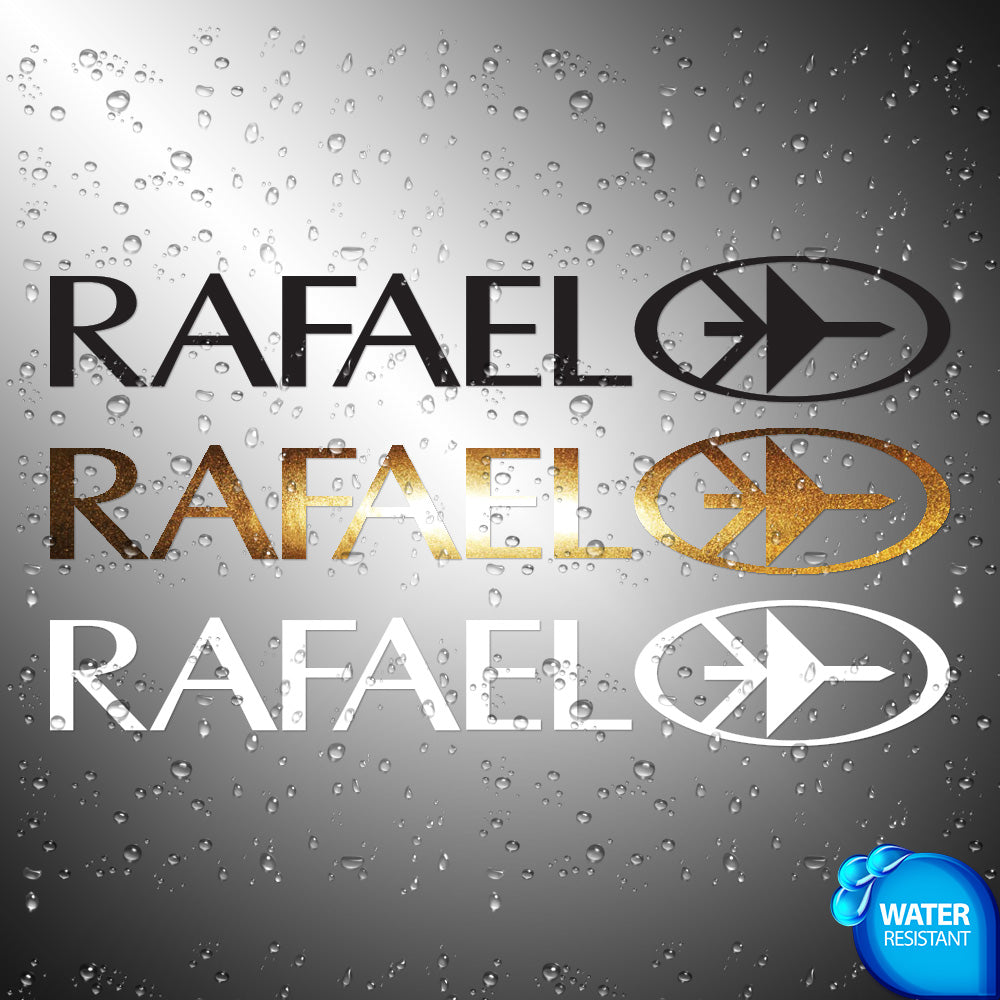 Rafael Israel Weapons Industry Sticker Decals (not printed)