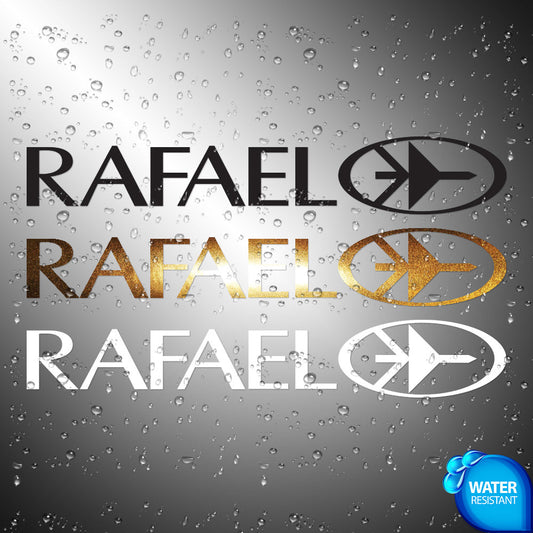 Rafael Israel Weapons Industry Sticker Decals (not printed)