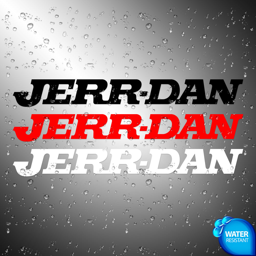Jerrdan | Sticker Decals (not printed)