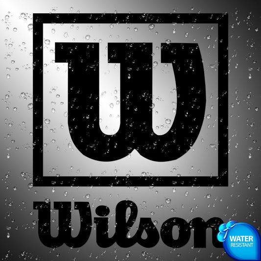 Wilson Sticker Decals (die cut not printed) Tennis