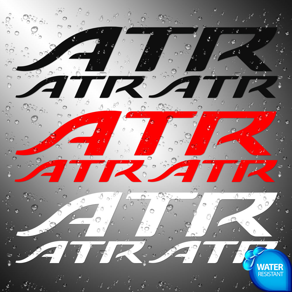 ATR Plane 3X Sticker Decals (not printed)