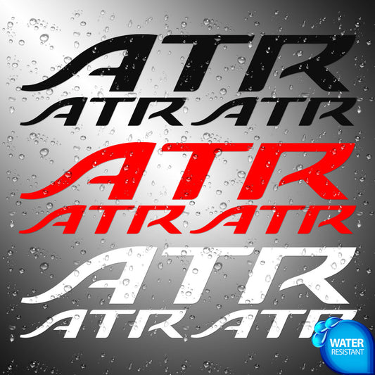 ATR Plane 3X Sticker Decals (not printed)