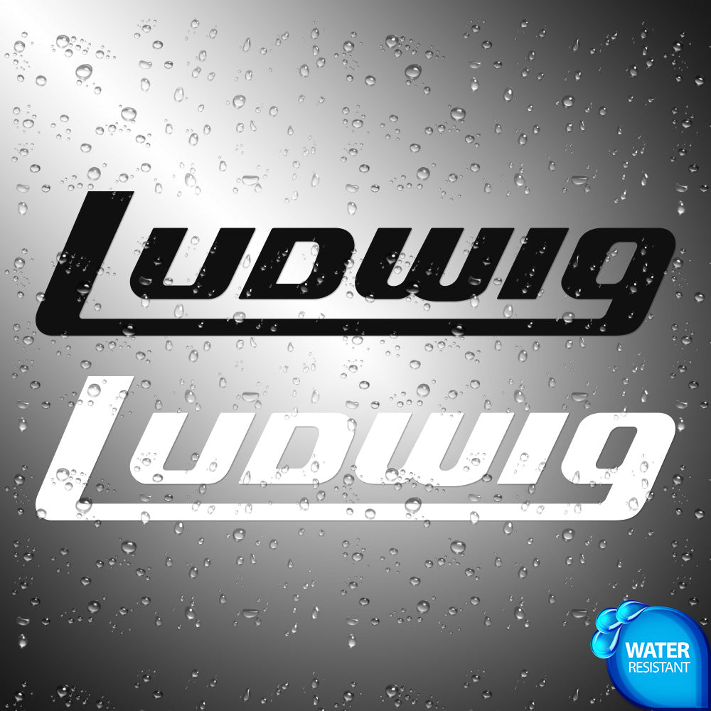 Ludwig Drums Sticker Decals (not printed)