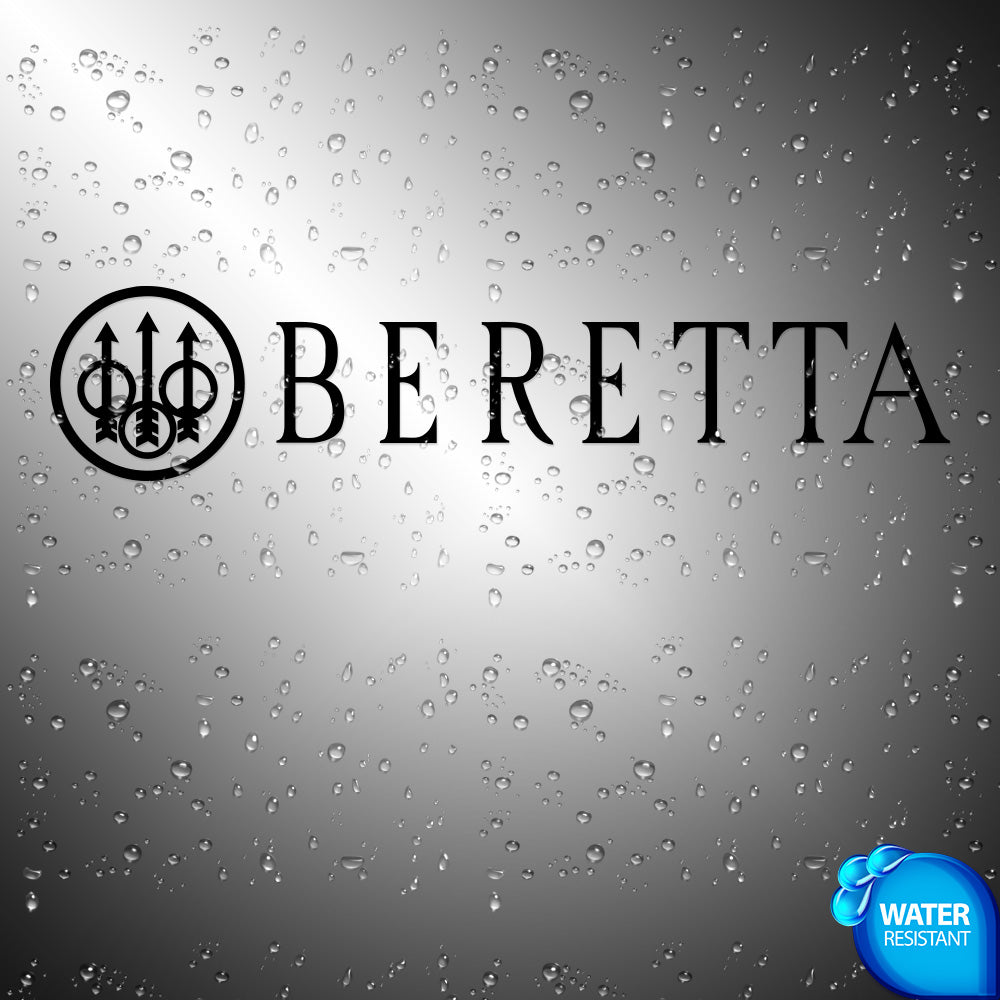 Beretta 2X Sticker Decals (not printed)