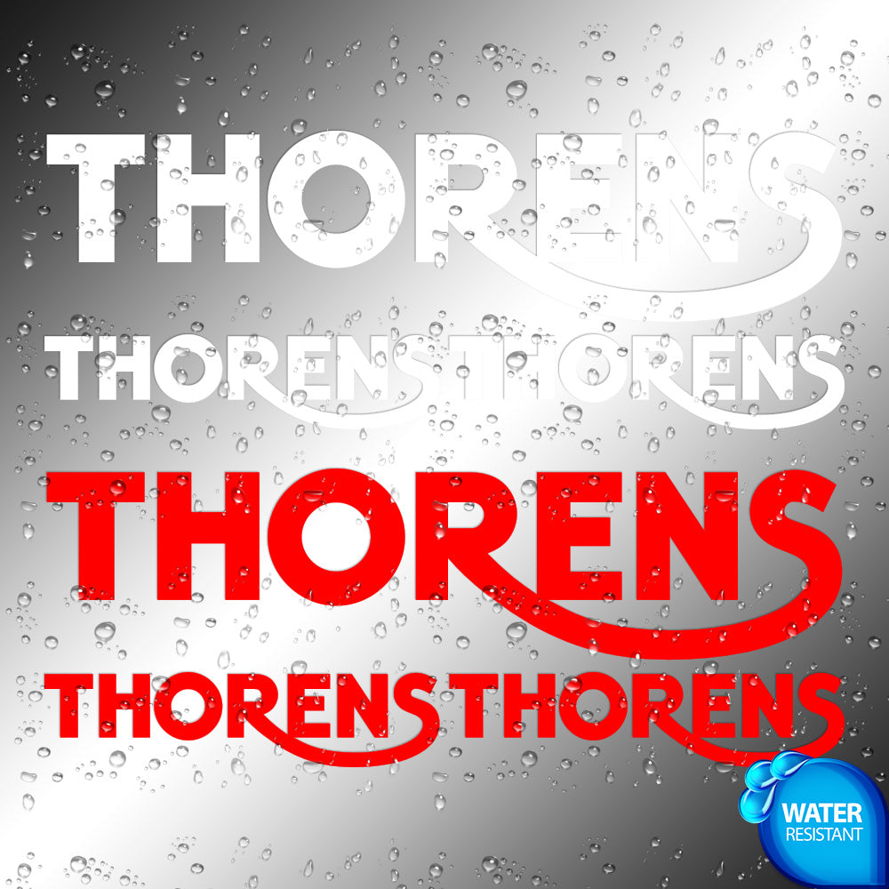 Thorens Sticker Decals (not printed)