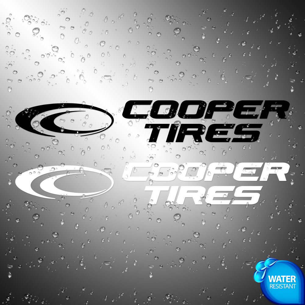 Cooper Tires Sticker Decals (not printed)