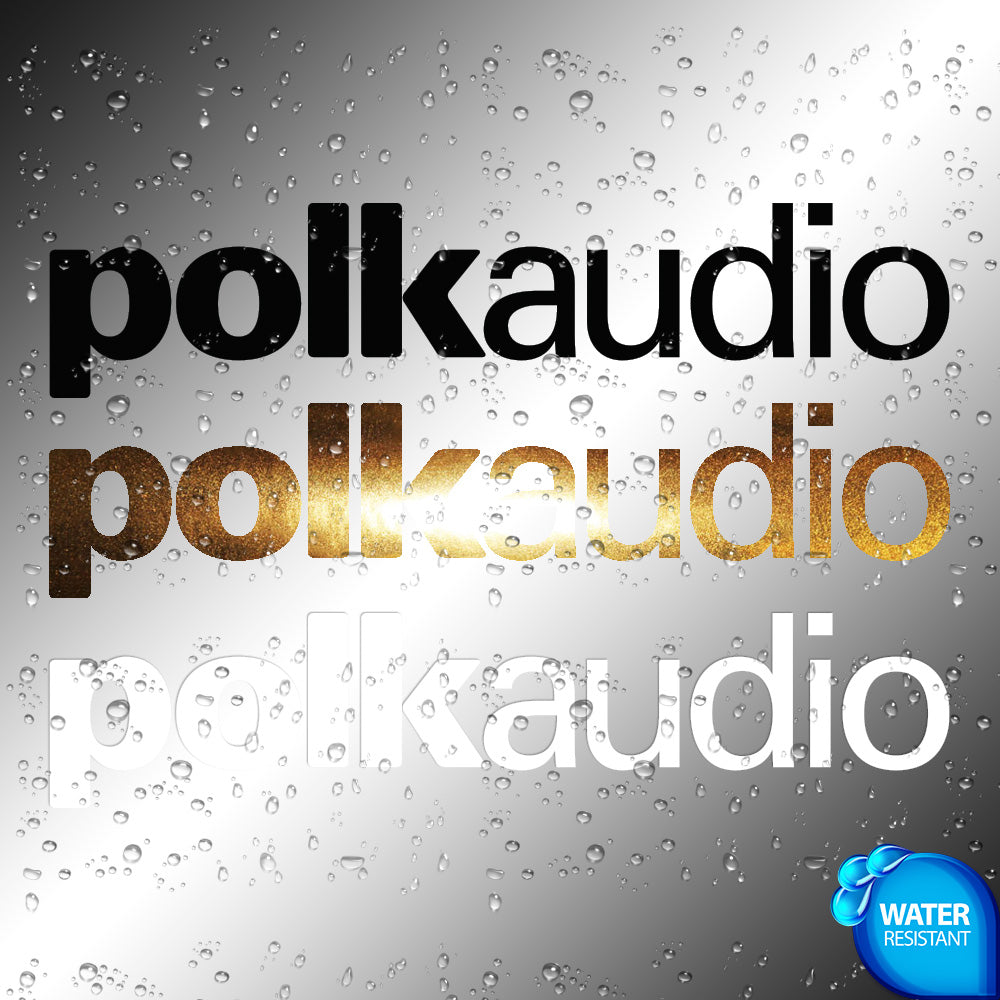 polk audio car stickers