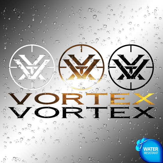 Vortex Sticker Decals Set (die cut not printed)