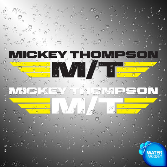 Mickey Thompson Tires Sticker Decals (not printed) Dual Colors