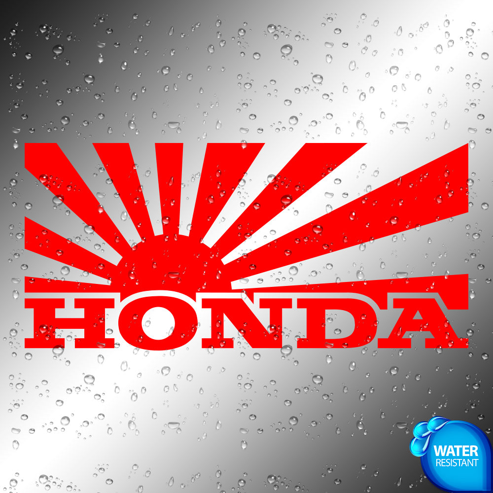 Honda Japan Rising Sun Sticker Decals (die cut not printed)