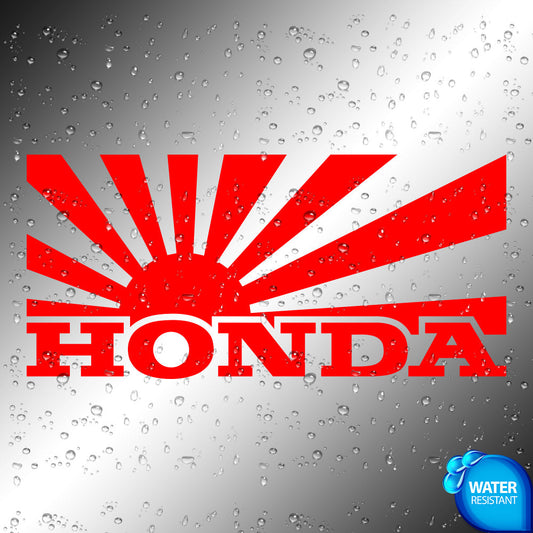 Honda Japan Rising Sun Sticker Decals (die cut not printed)
