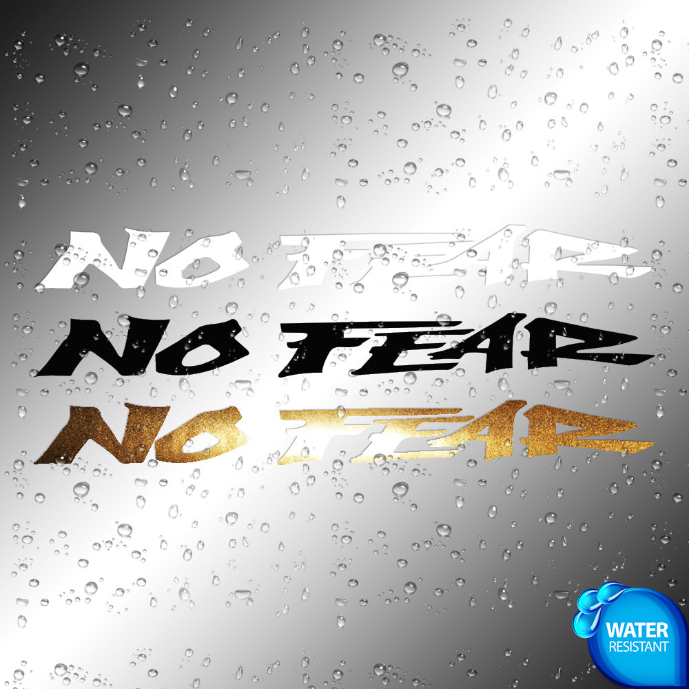 No Fear Sticker Decals (not printed)