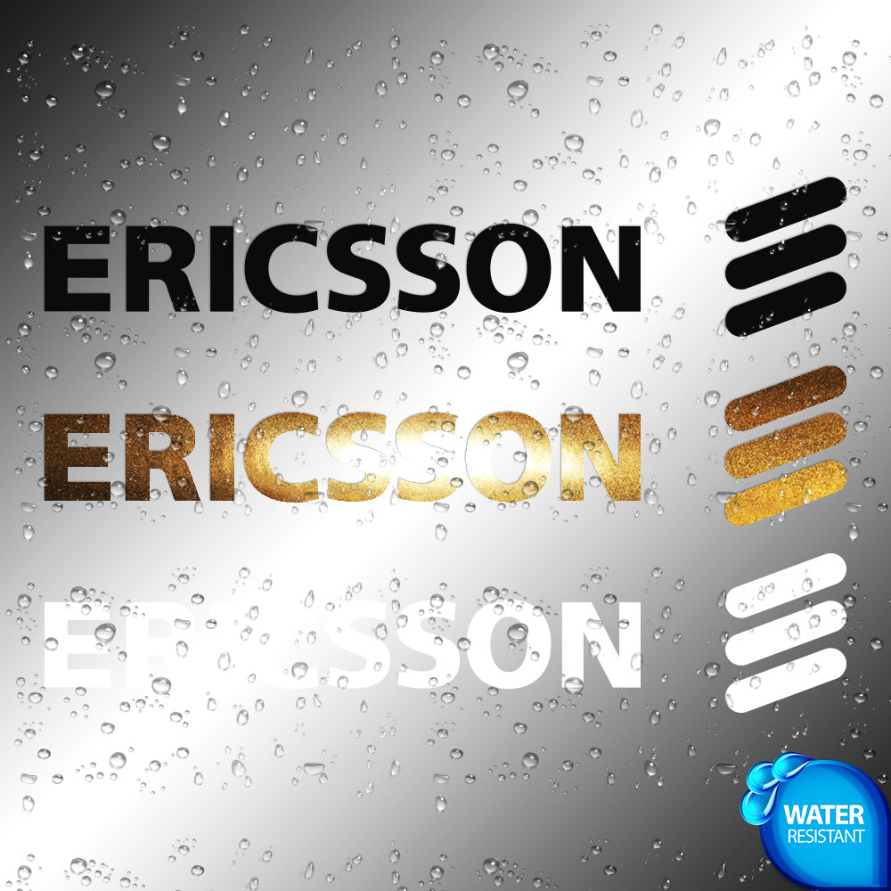 Ericsson Sticker Decals (not printed)