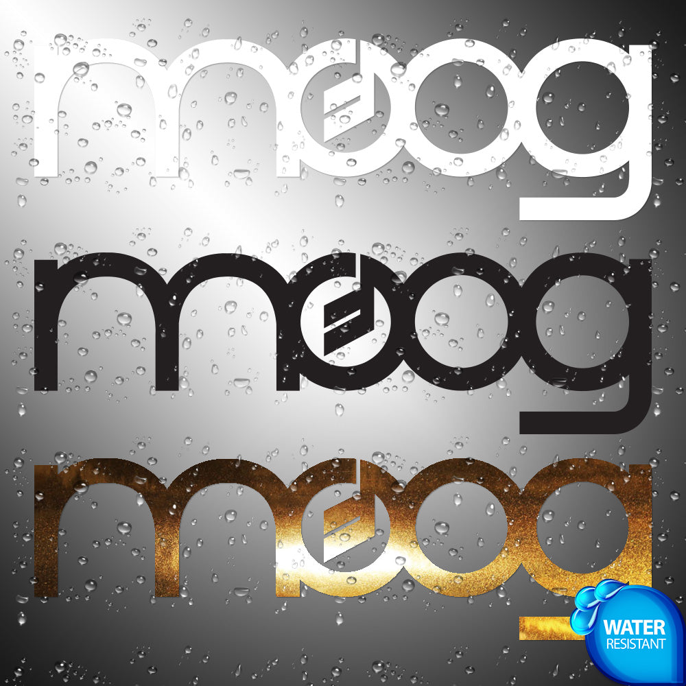 Moog Music Sticker Decals (not printed)