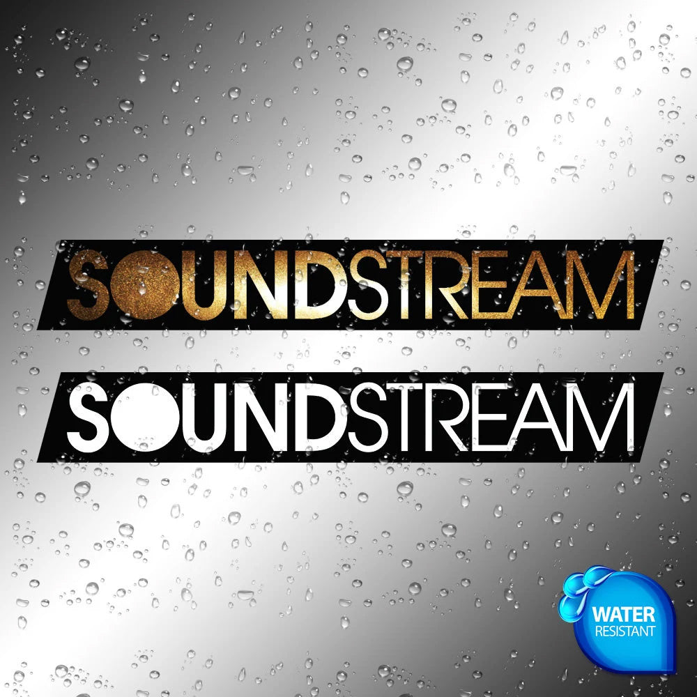 Soundstream Sticker Decals (not printed) dual color