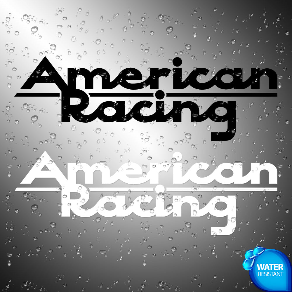 American Racing Sticker Decals (not printed) Wheels