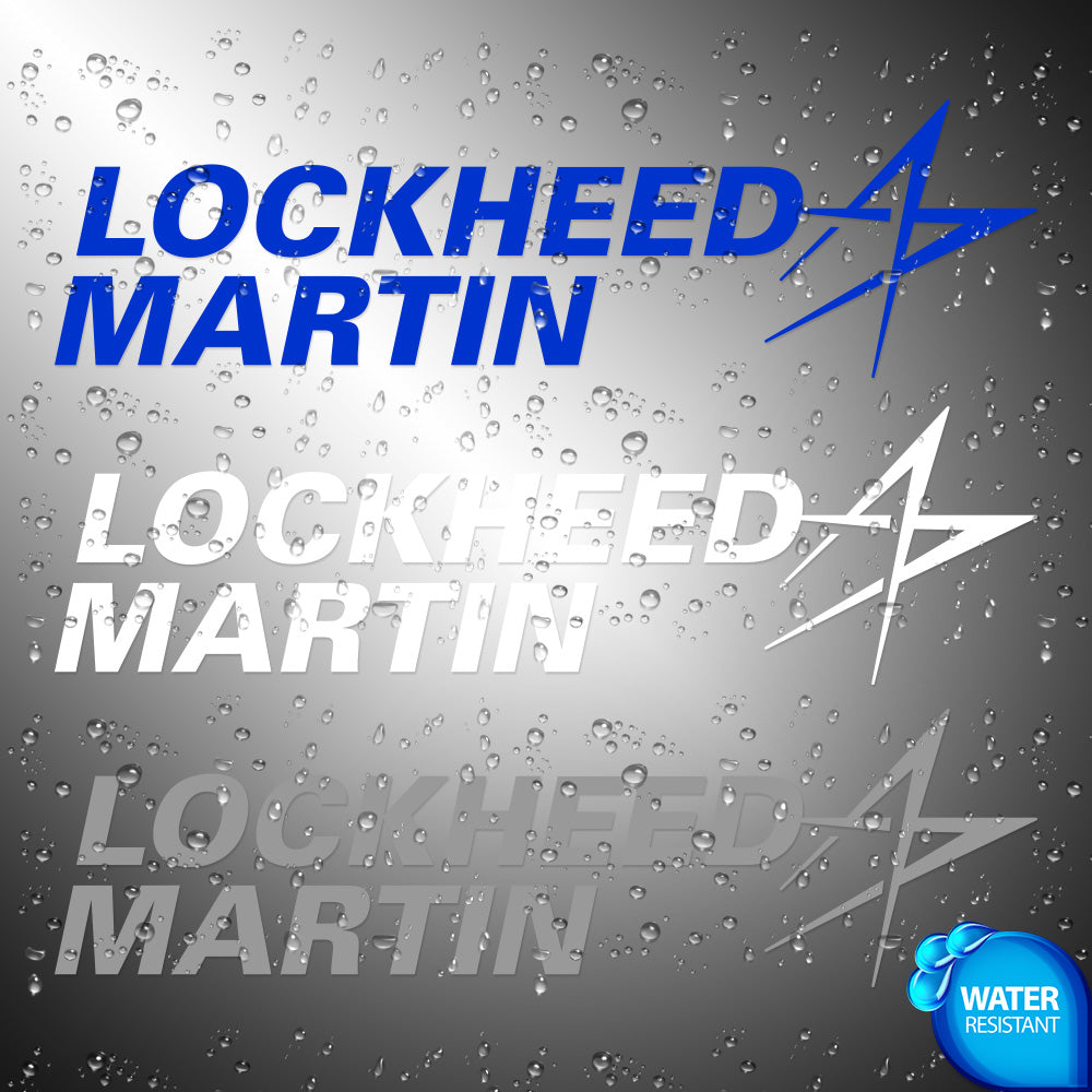 Lockheed Martin Sticker Decals (not printed)