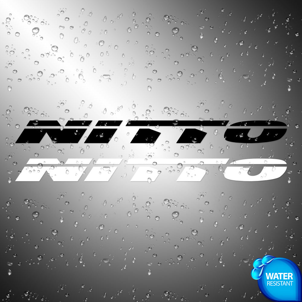 NITTO Sticker Decals (not printed) Wheels