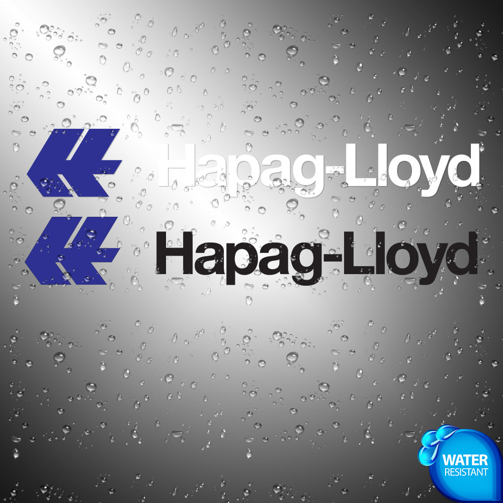 Hapag Lloyd Sticker Decal (not printed) dual color