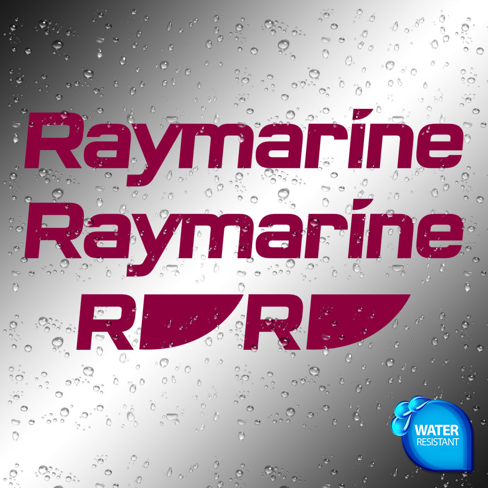raymarine sticker decals