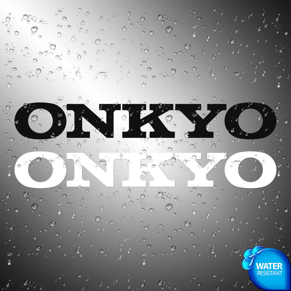 Onkyo Sticker Decals (not printed)