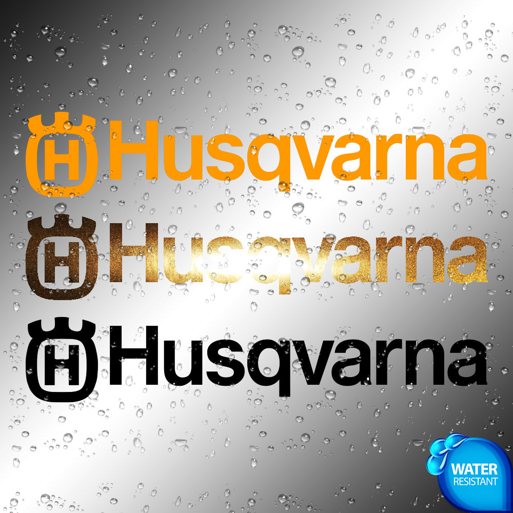 Huqsvarna Sticker Decals (not printed)