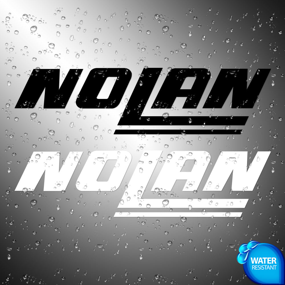 Nolan Helmets Sticker Decals (die cut not printed)
