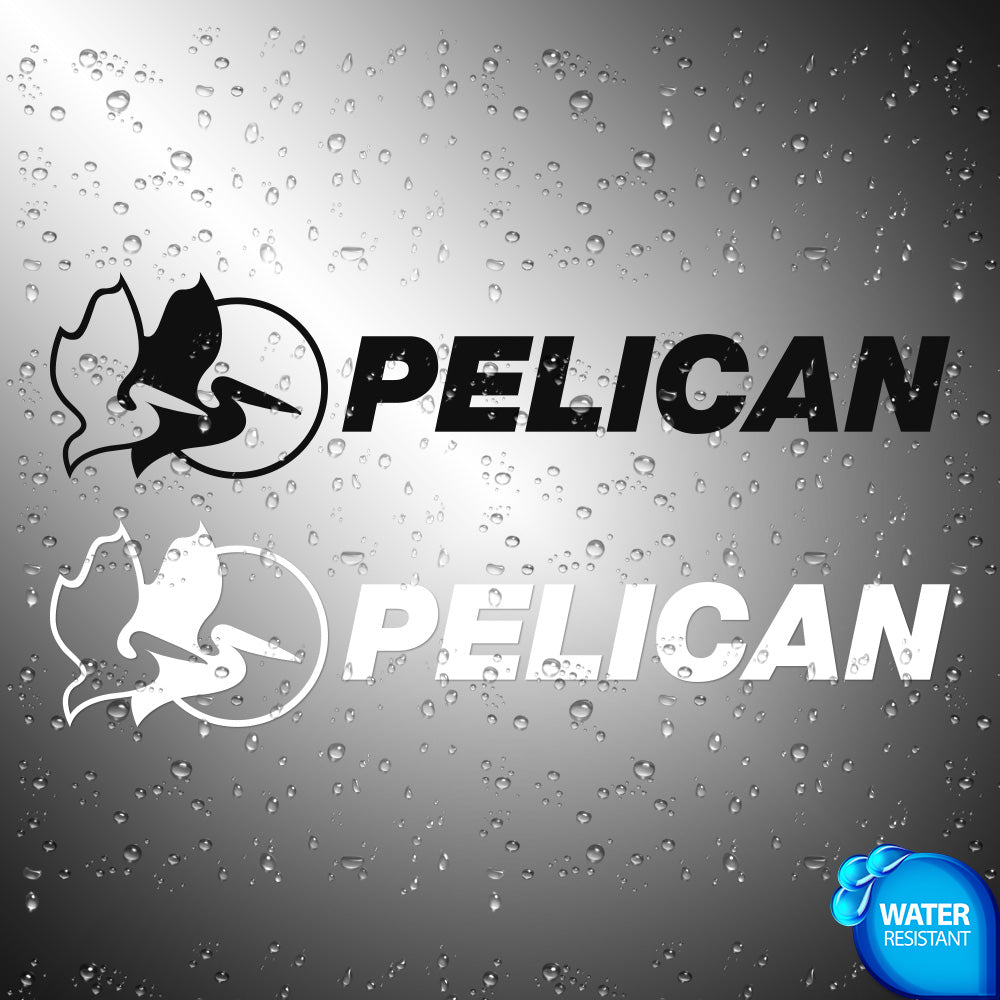 Pelican 2X Sticker Decals (not printed)