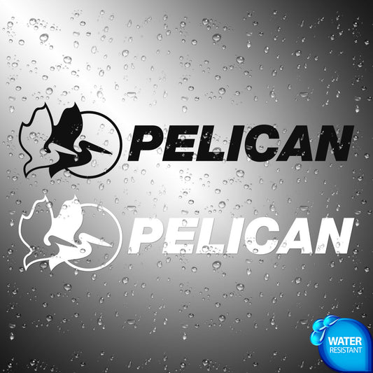 Pelican 2X Sticker Decals (not printed)