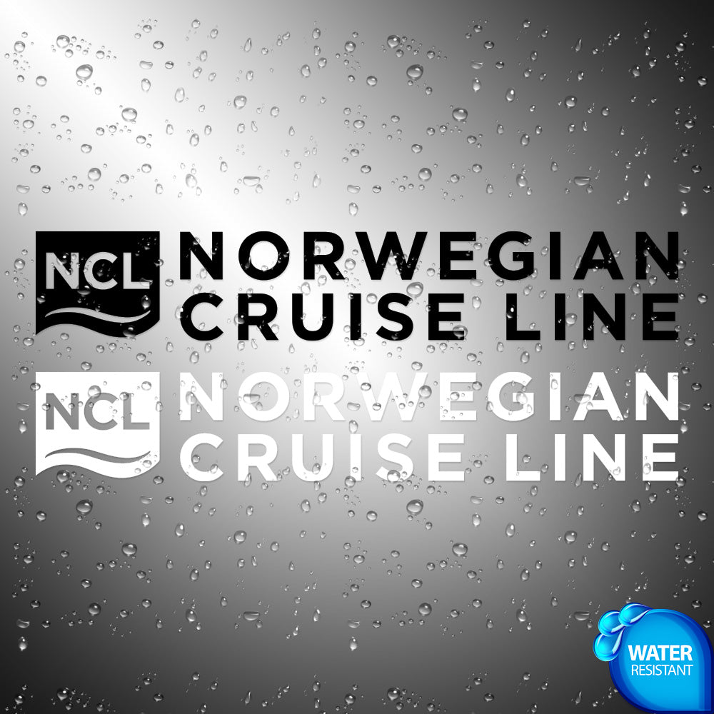 Norwegian Cruise Line Sticker Decals (not printed)