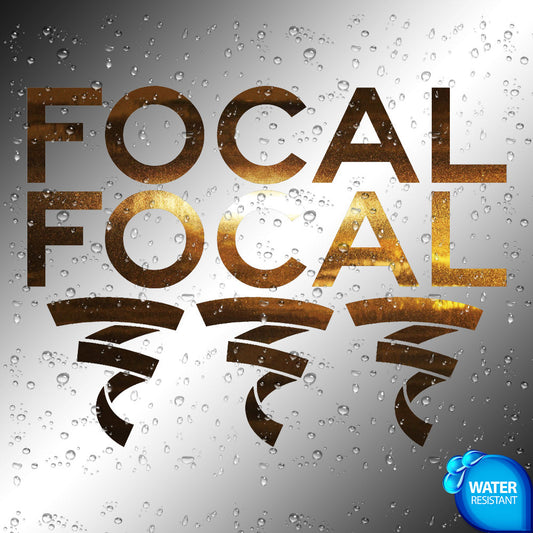 Focal Sticker Decals Set (die cut not printed)