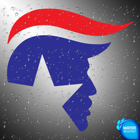 3X Trump Sticker Decals (not printed) dual color