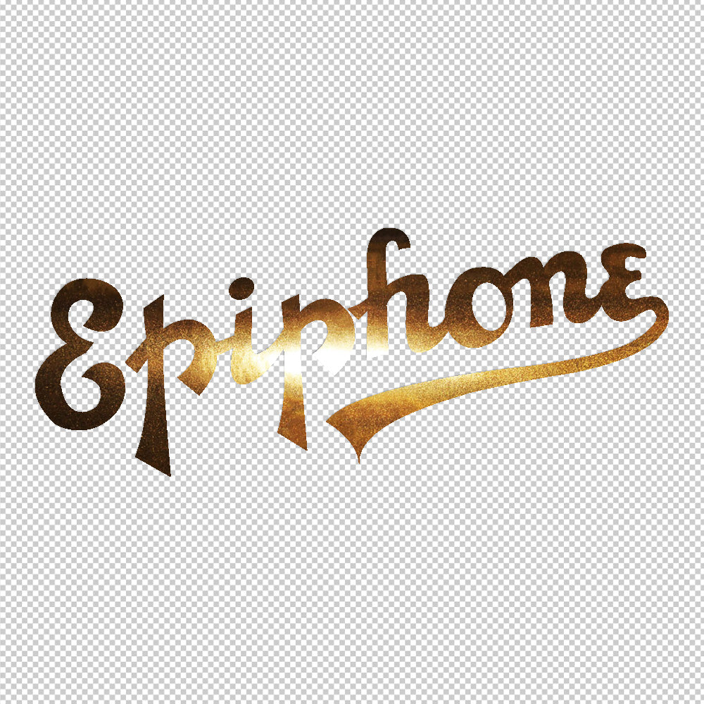 Epiphone Masterbuilt Sticker Decals (not printed)