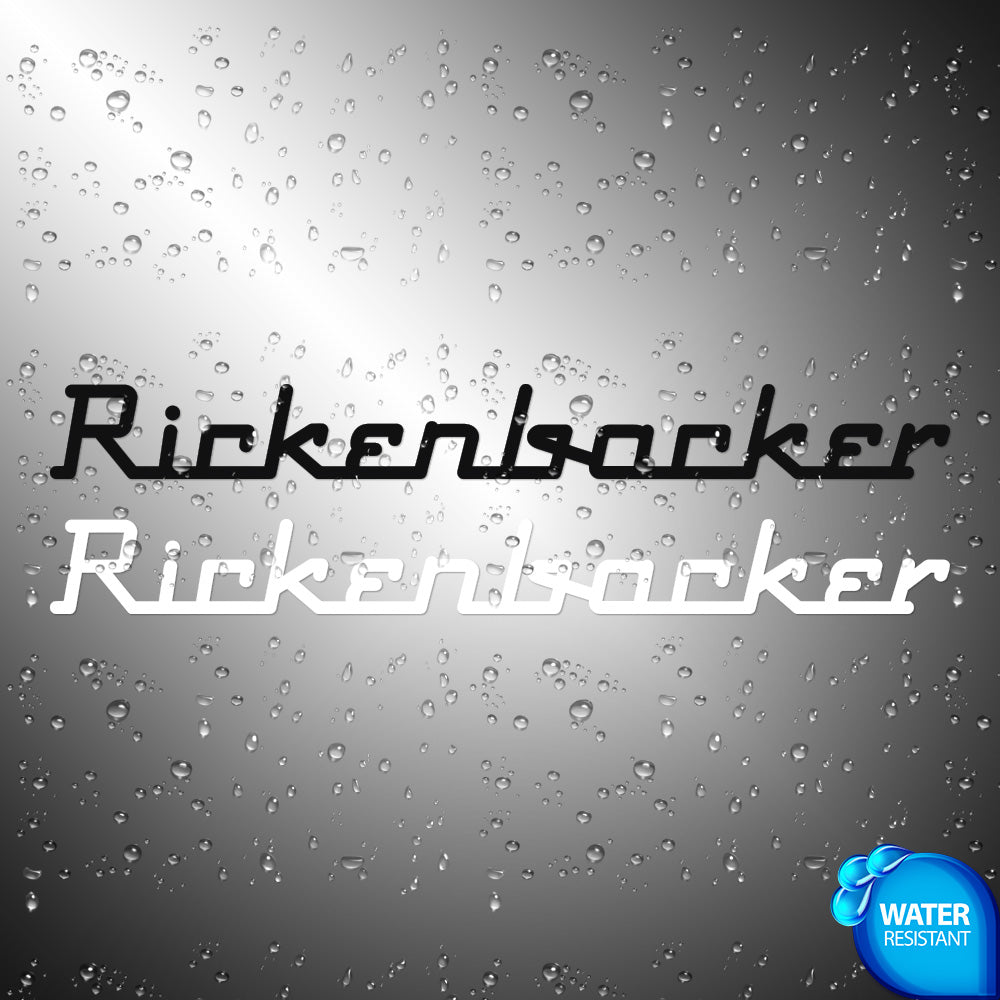 Rickenbacker Guitars Sticker Decals (not printed)