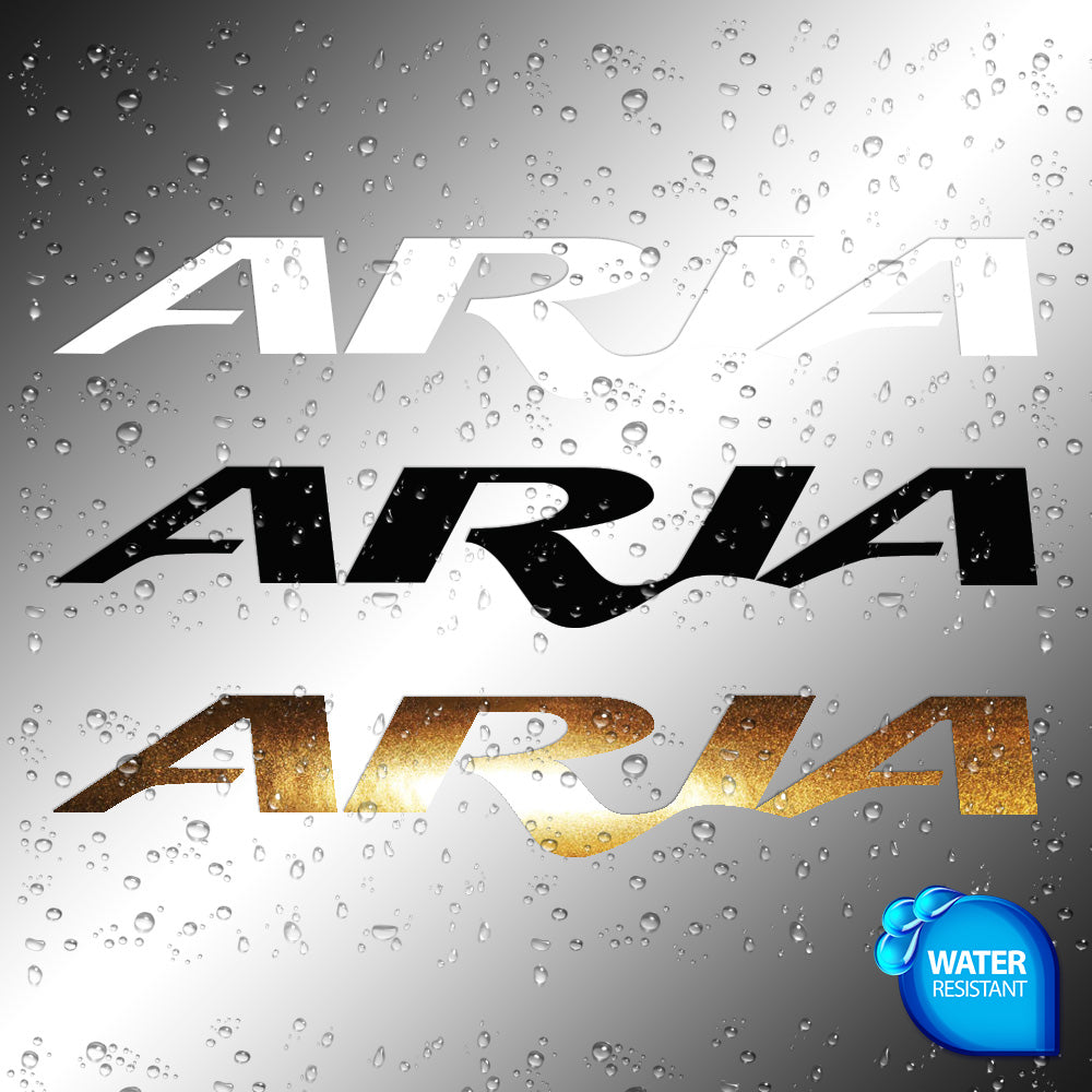 aria sticker decals pro audio