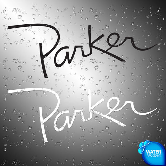 Parker Guitars Sticker Decals (not printed)