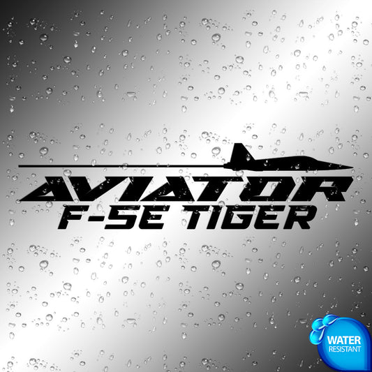 F-5E Tiger Aviator Sticker Decals (die cut not printed)
