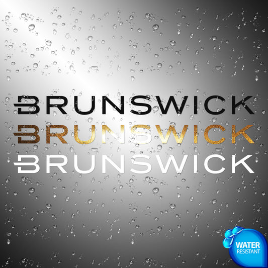 Brunswick Sticker Decals (not printed) GPS
