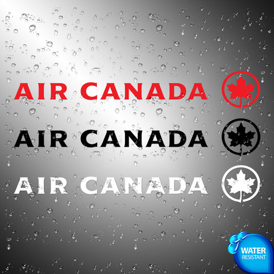 Air Canada Sticker Decals (die cut not printed)