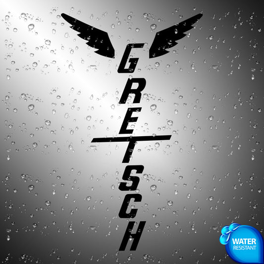 Gretsch Falcon Sticker Decals (die cut not printed) (Copy)